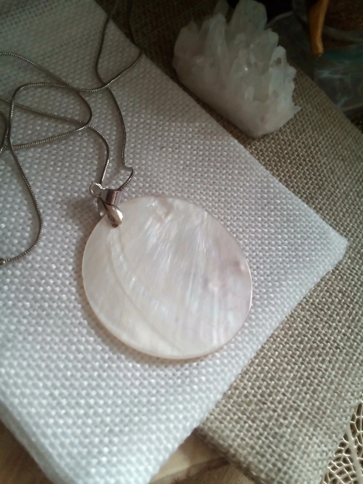 Collier arbre de vie nacré – photo 4